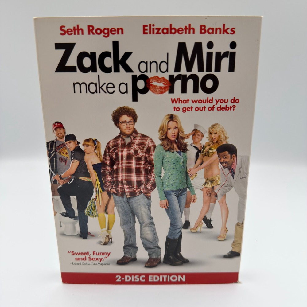 Zack & Miri Make a Porno DVD 2-Disc Seth Rogen Elizabeth Banks Kevin Smith